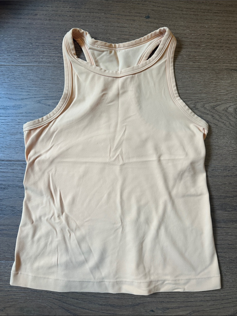 lululemon athletica light orange Align Tank waist length